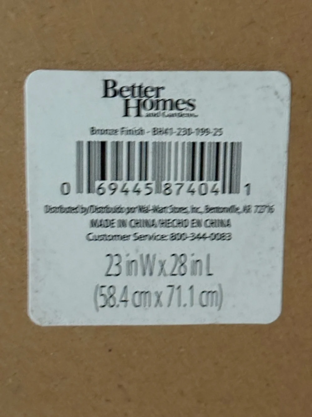 Better Homes & Gardens Monte Clair Bronze Wall Mirror 23